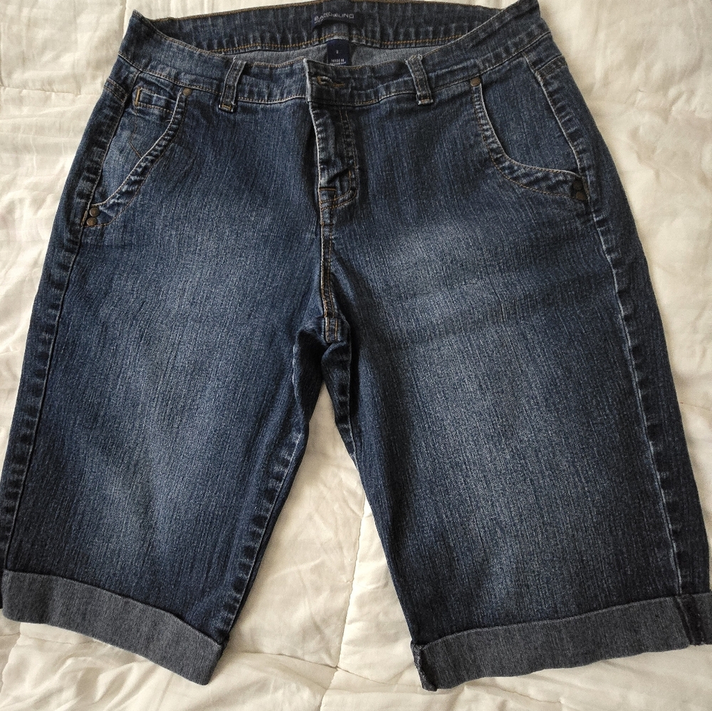 Women's "Bandolino"Dark Blue Denim Shorts